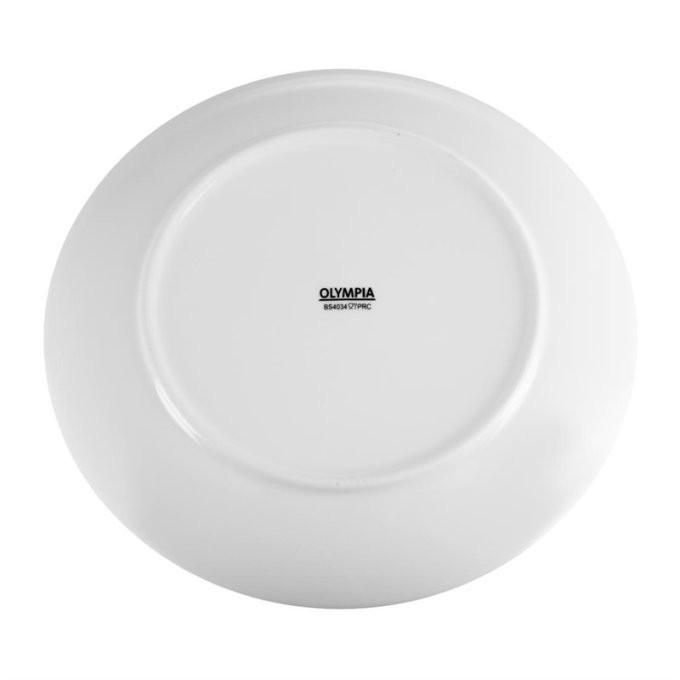 Assiette blanche Olympia 25cm (Box 12)