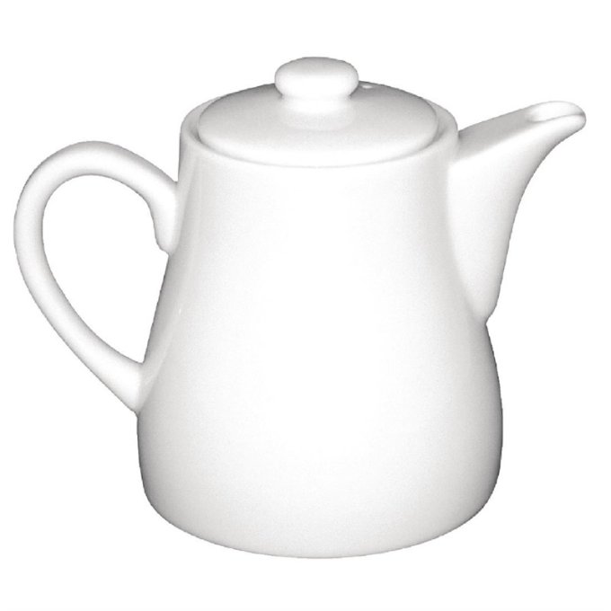Théières blanches Olympia Whiteware 480ml (Box 4)
