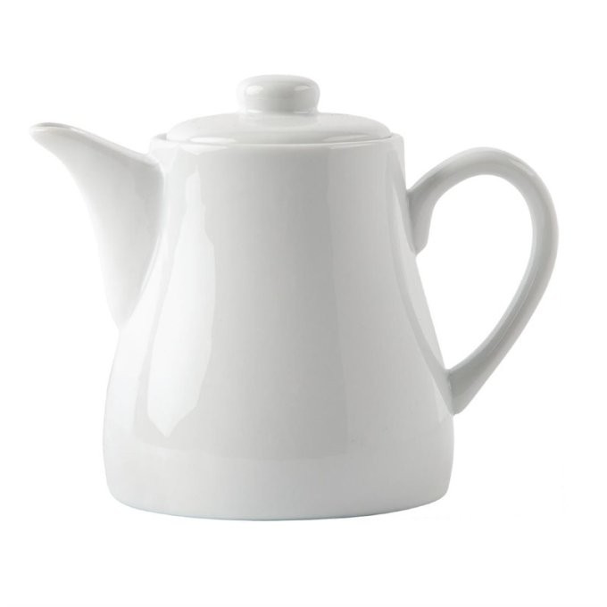 Théières blanches Olympia Whiteware 480ml (Box 4)
