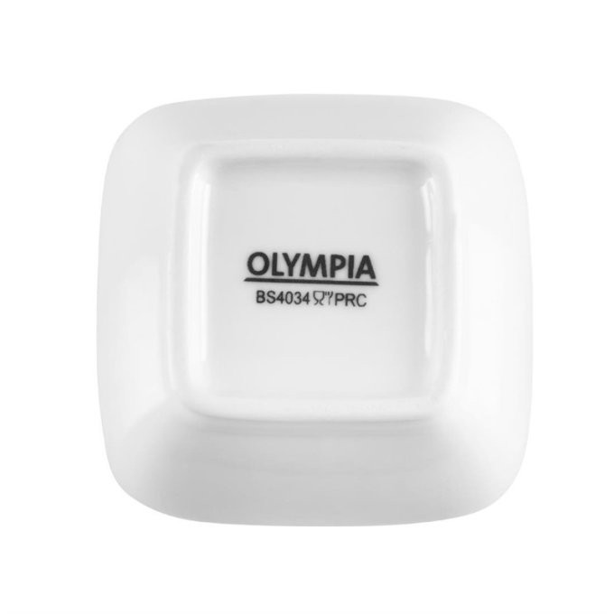 Raviers amuse-gueule Olymp.blanc 60x60mm (Box 12)